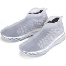 Stick à la mode semi-transparent en silicone matériau de chaussures imperméables non glissantes Couverture de pluie pour chaussures de course